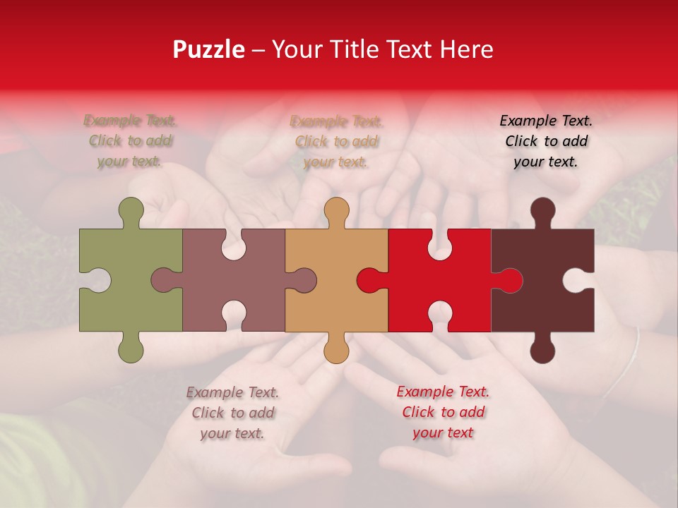 Multicultural Hands PowerPoint Template