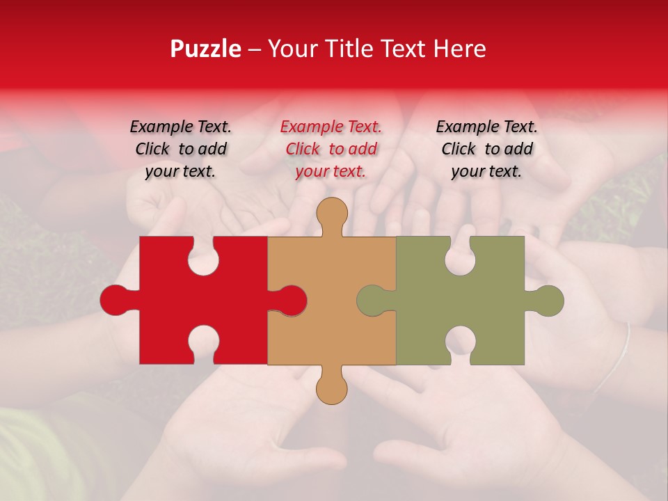 Multicultural Hands PowerPoint Template