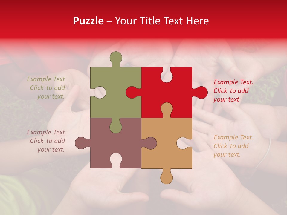 Multicultural Hands PowerPoint Template