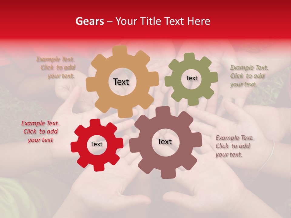 Multicultural Hands PowerPoint Template