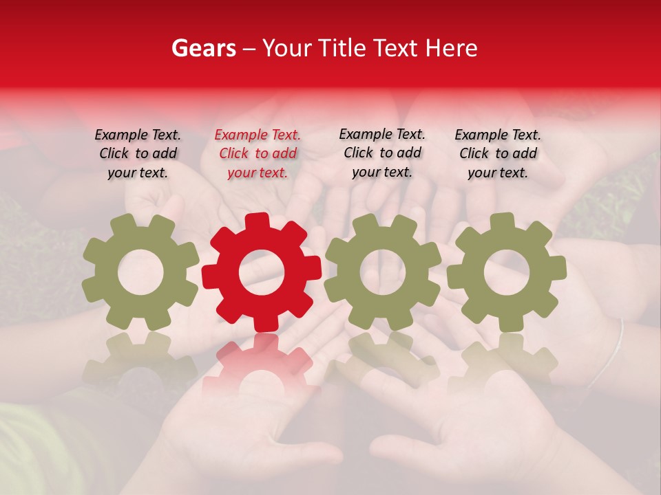 Multicultural Hands PowerPoint Template