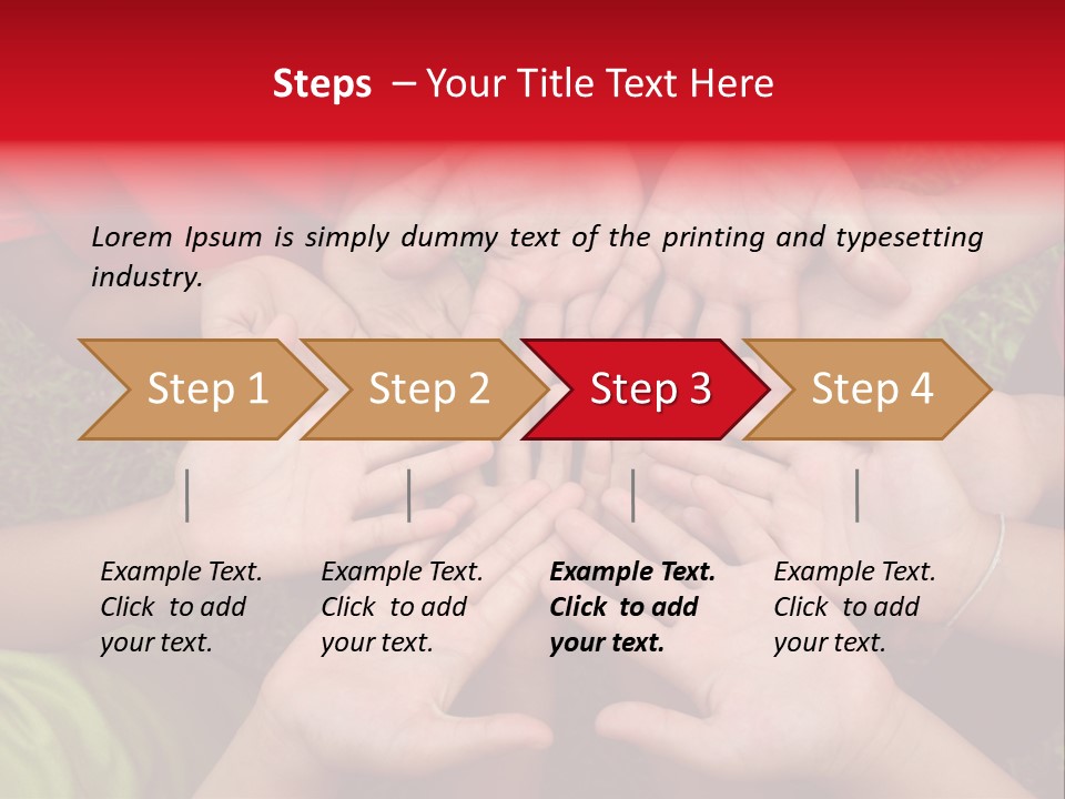 Multicultural Hands PowerPoint Template