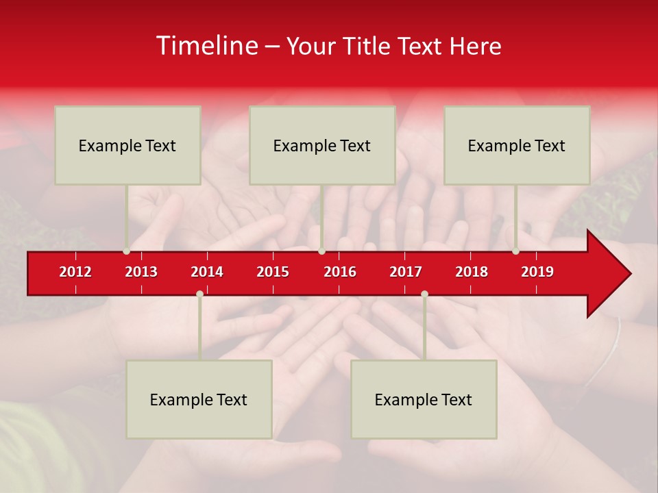 Multicultural Hands PowerPoint Template