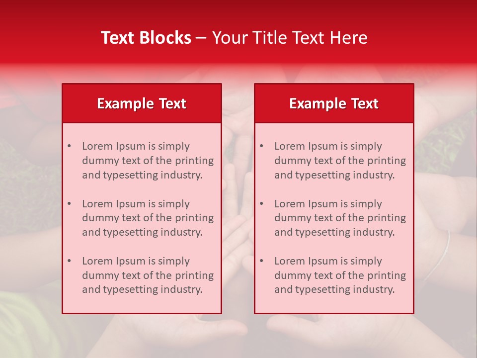 Multicultural Hands PowerPoint Template