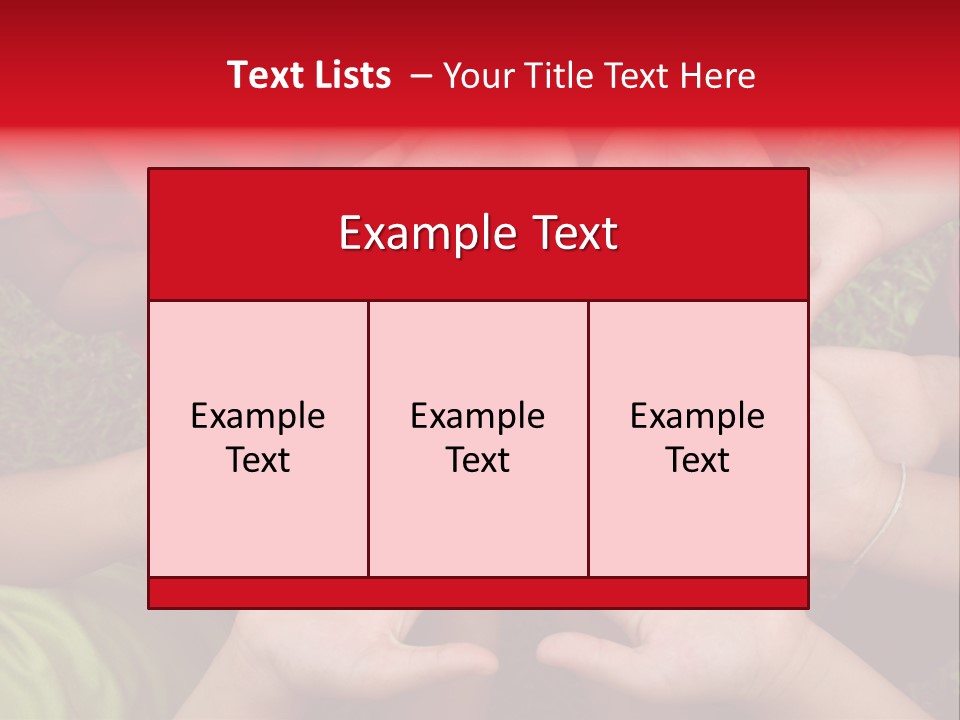 Multicultural Hands PowerPoint Template