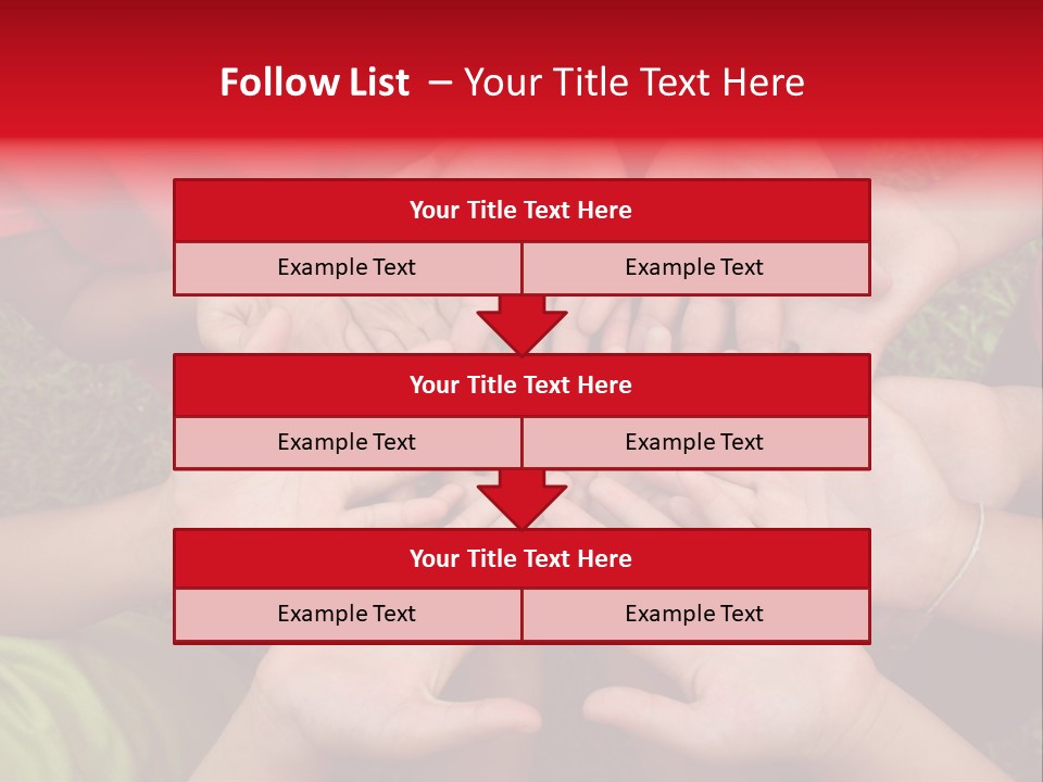Multicultural Hands PowerPoint Template