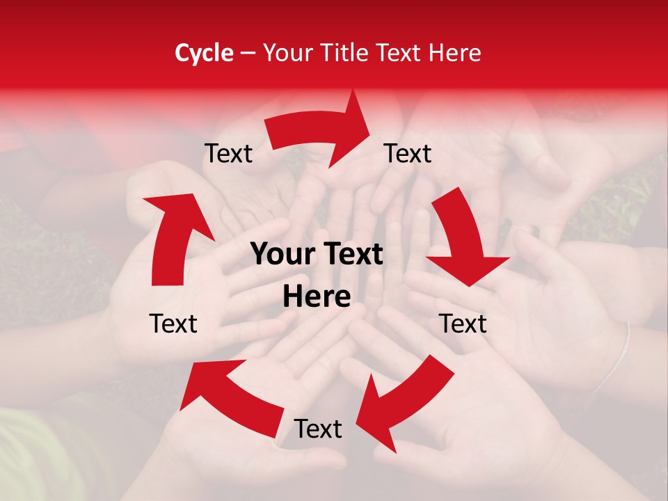Multicultural Hands PowerPoint Template
