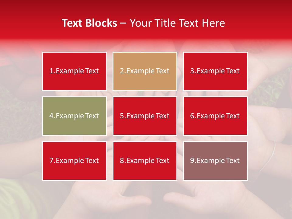 Multicultural Hands PowerPoint Template