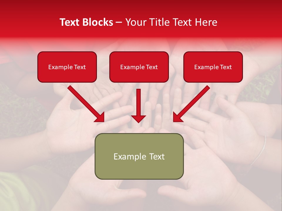 Multicultural Hands PowerPoint Template