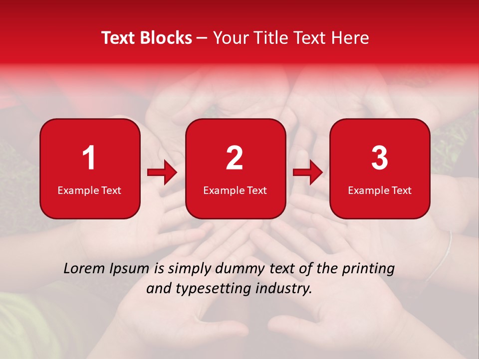 Multicultural Hands PowerPoint Template