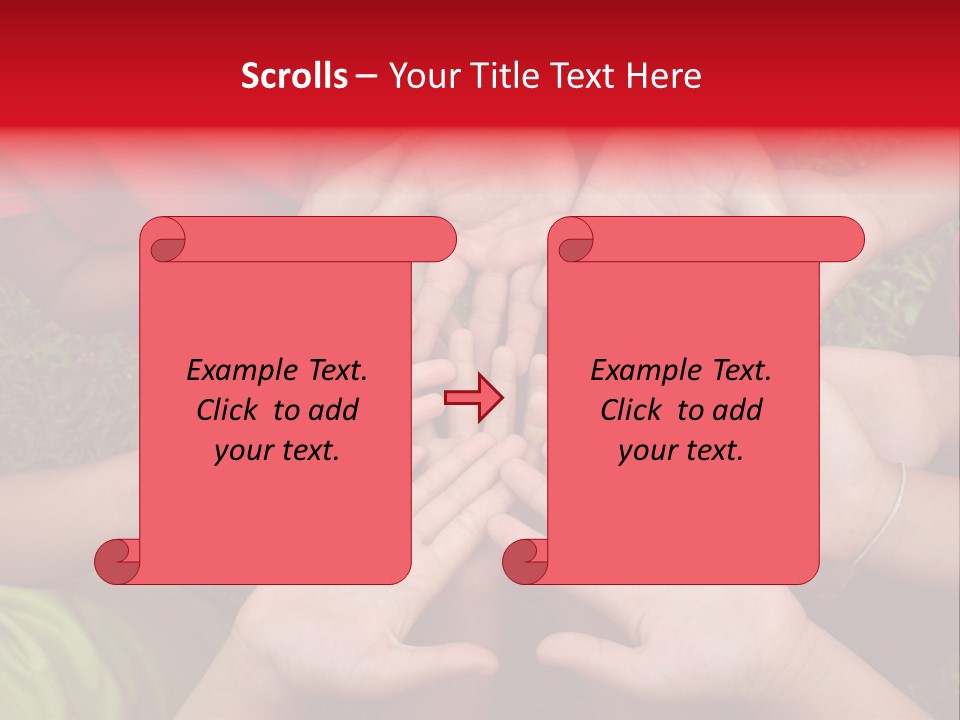 Multicultural Hands PowerPoint Template