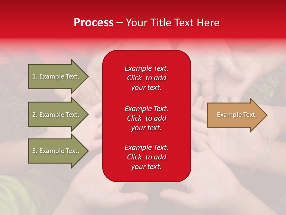Multicultural Hands PowerPoint Template