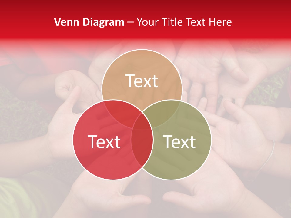 Multicultural Hands PowerPoint Template