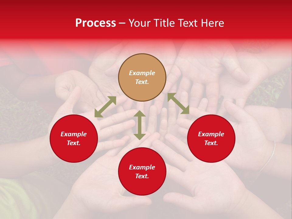 Multicultural Hands PowerPoint Template