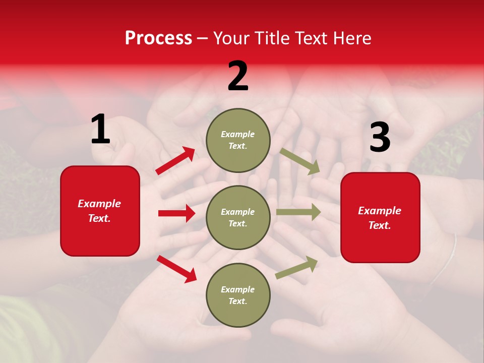 Multicultural Hands PowerPoint Template