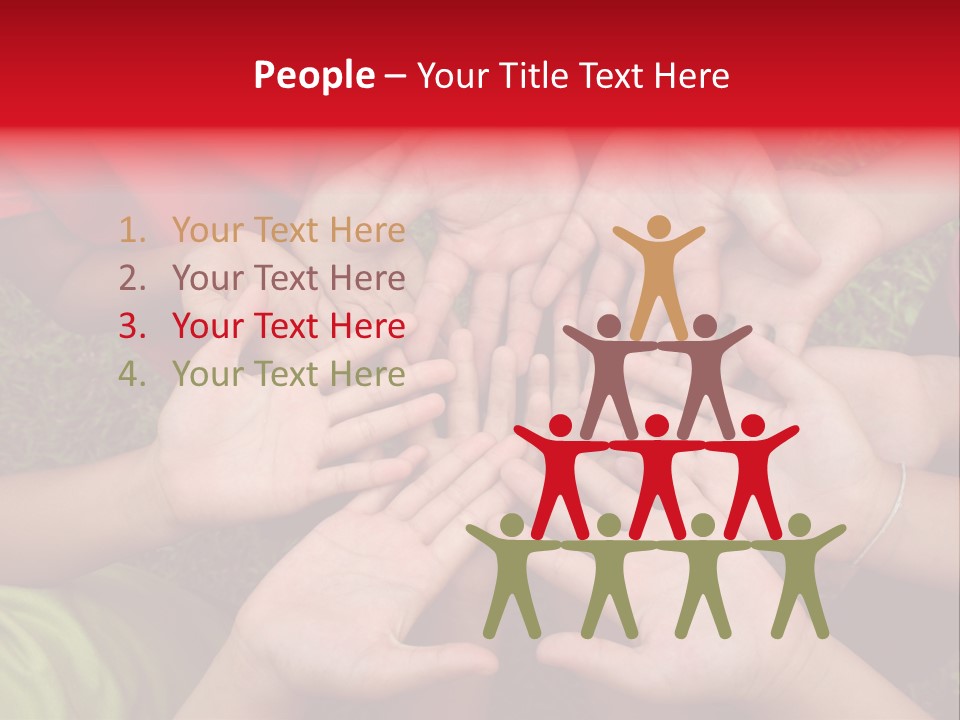 Multicultural Hands PowerPoint Template