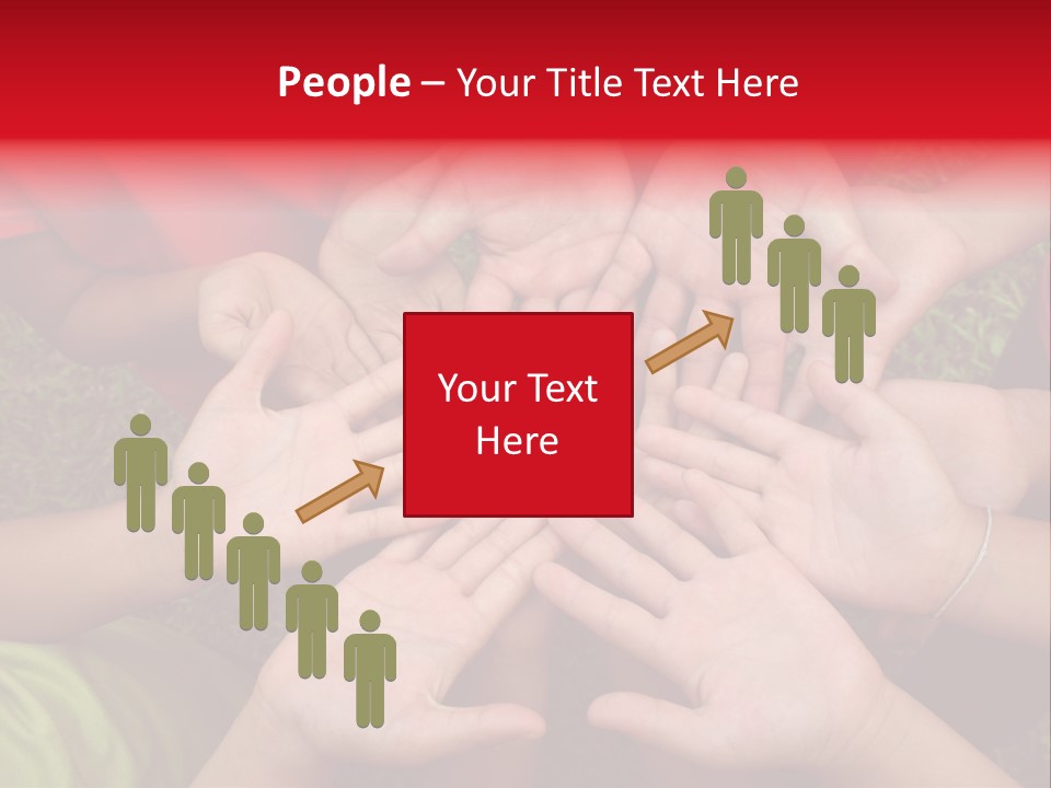 Multicultural Hands PowerPoint Template