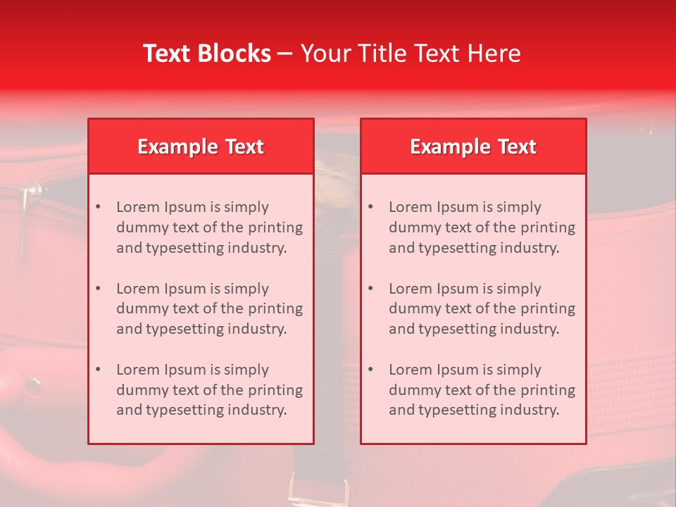 Cat In A Suitcase PowerPoint Template