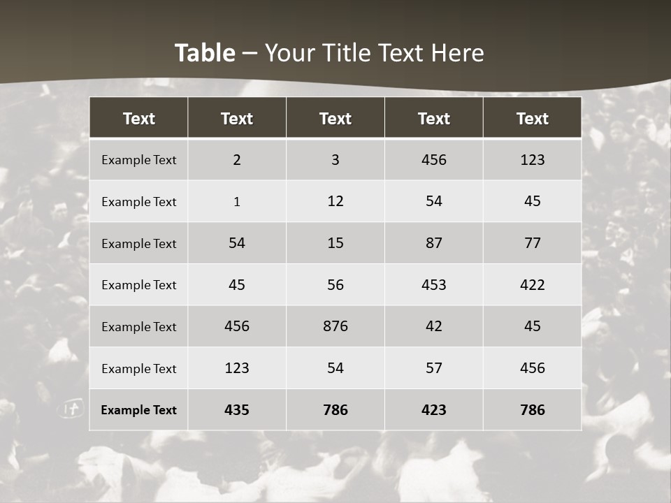 Vintage Photo Of A Crowd Tossing Large Ball Around PowerPoint Template