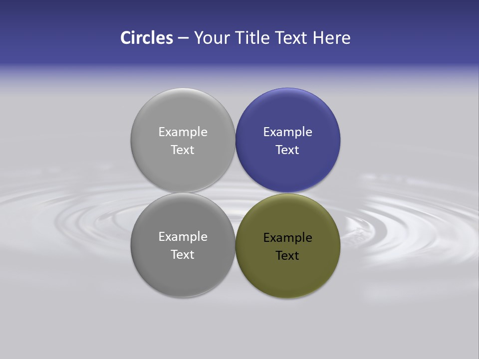 Water Ripple PowerPoint Template