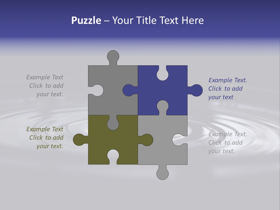 Water Ripple PowerPoint Template