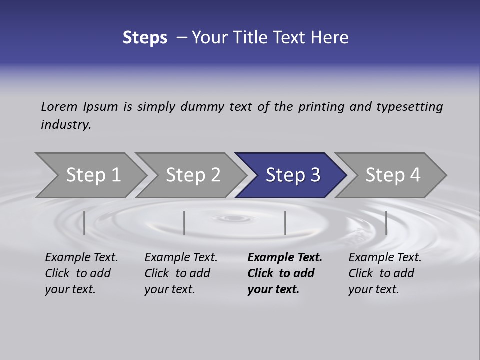 Water Ripple PowerPoint Template