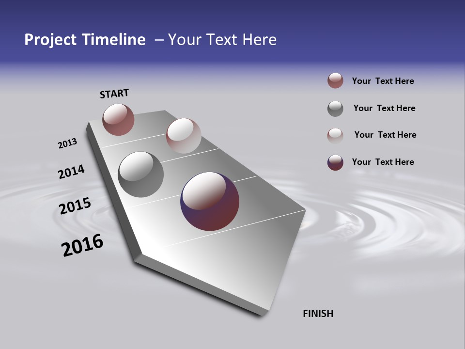 Water Ripple PowerPoint Template