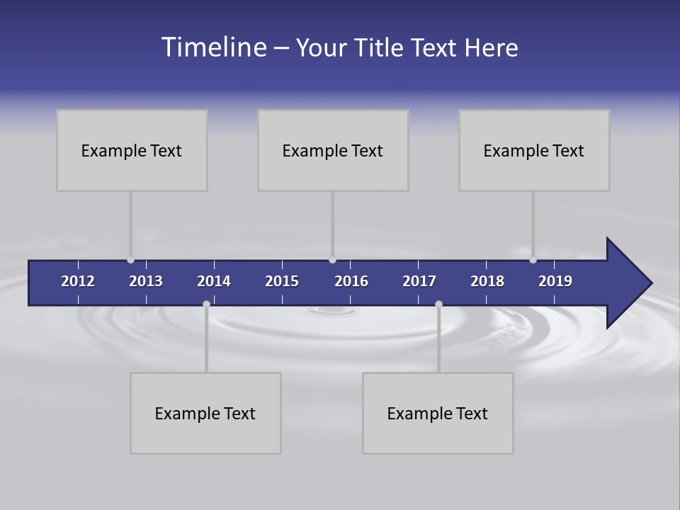 Water Ripple PowerPoint Template