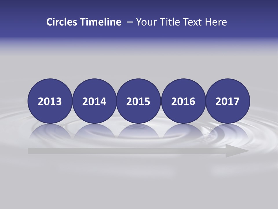 Water Ripple PowerPoint Template