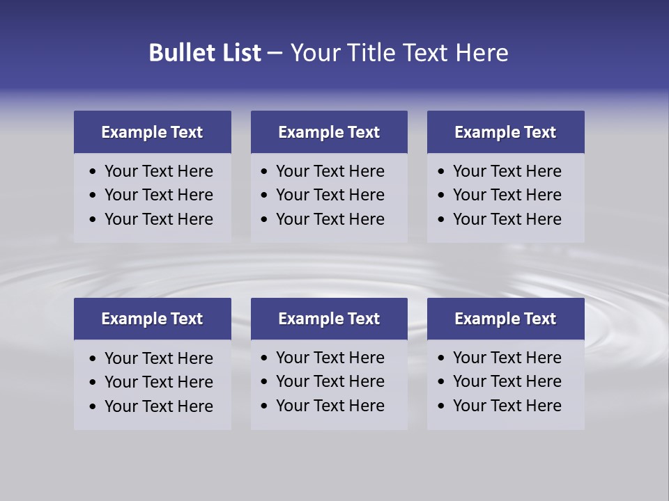 Water Ripple PowerPoint Template