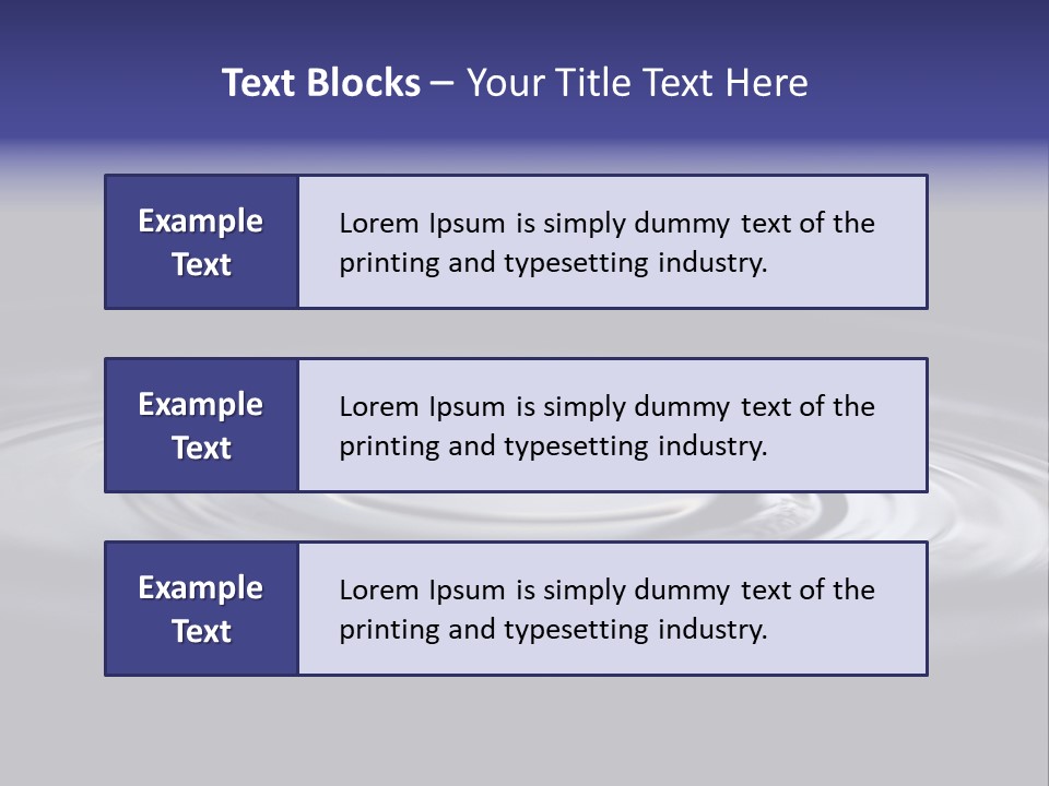 Water Ripple PowerPoint Template