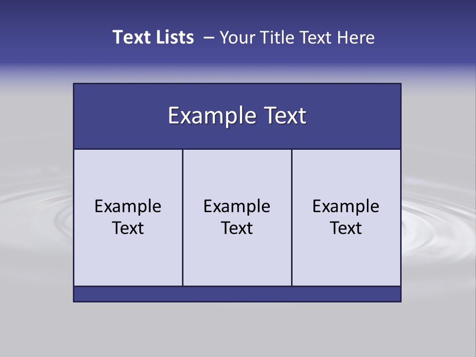Water Ripple PowerPoint Template