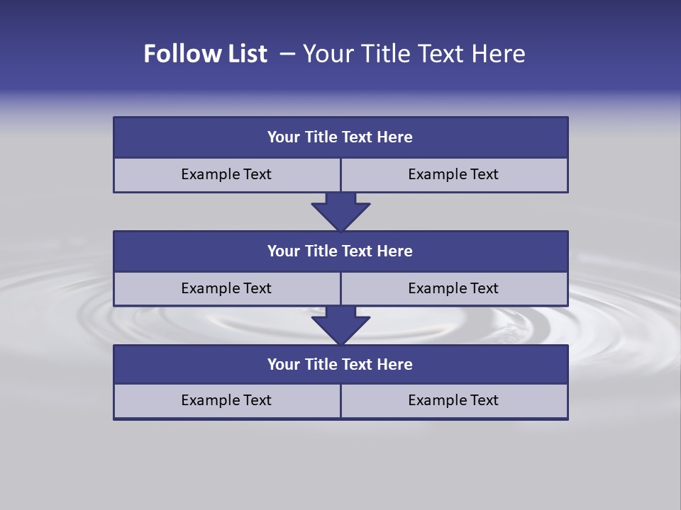 Water Ripple PowerPoint Template