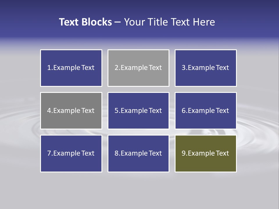 Water Ripple PowerPoint Template