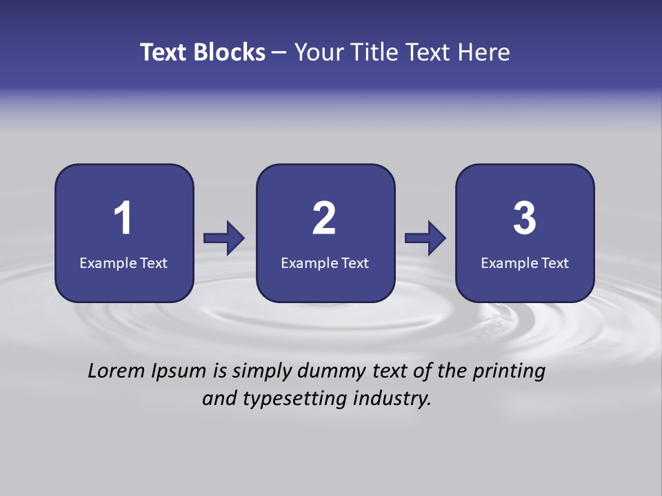 Water Ripple PowerPoint Template