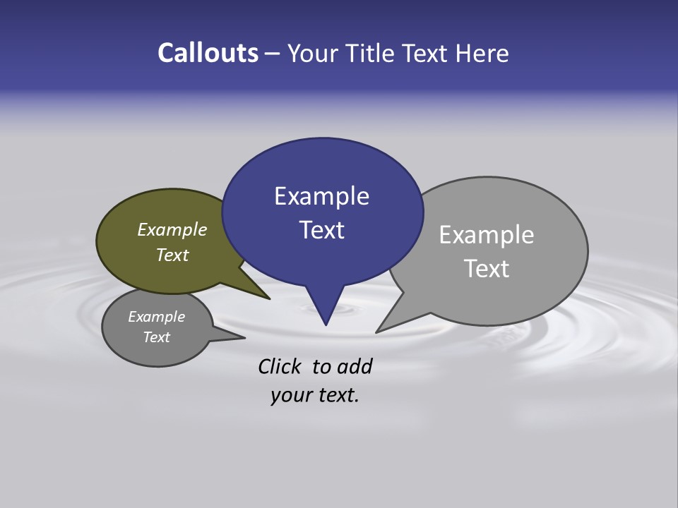Water Ripple PowerPoint Template