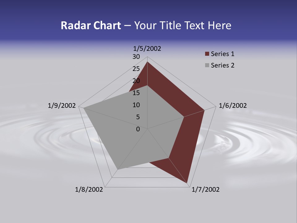 Water Ripple PowerPoint Template
