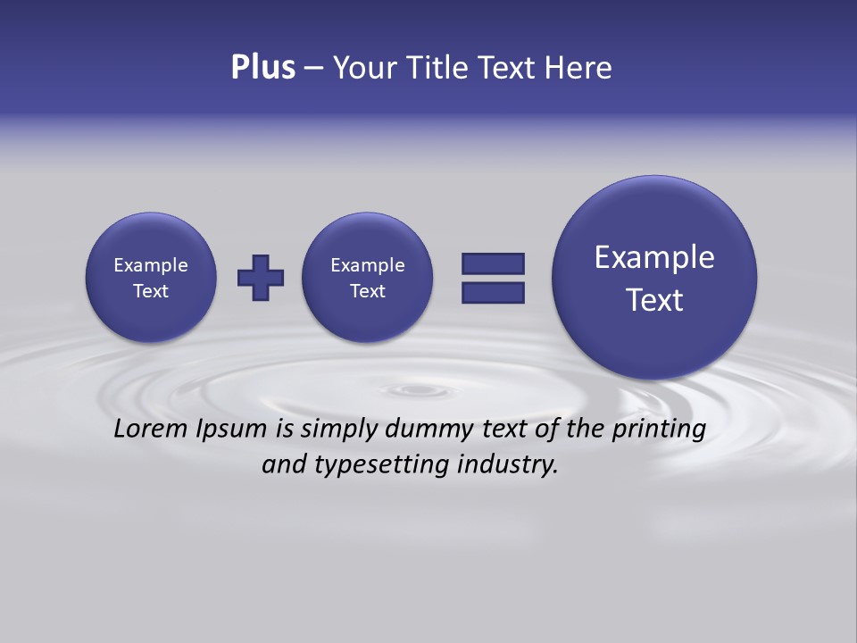 Water Ripple PowerPoint Template