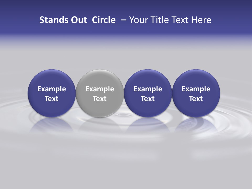 Water Ripple PowerPoint Template