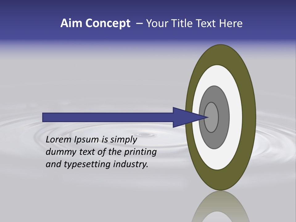 Water Ripple PowerPoint Template