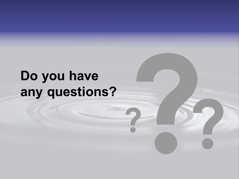 Water Ripple PowerPoint Template