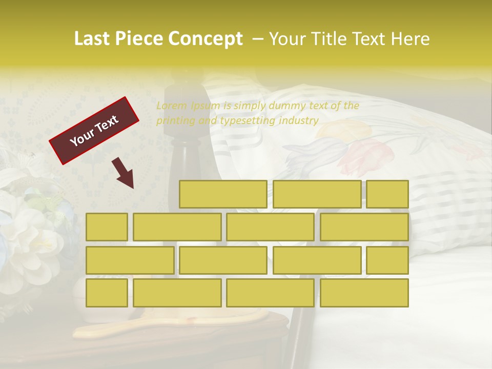 Medicine Bottles And A Cane Against A Bed For An Elderly Person PowerPoint Template