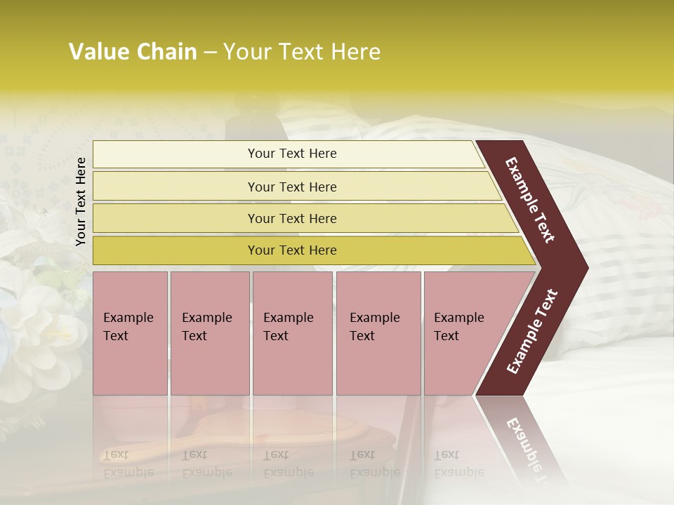 Medicine Bottles And A Cane Against A Bed For An Elderly Person PowerPoint Template