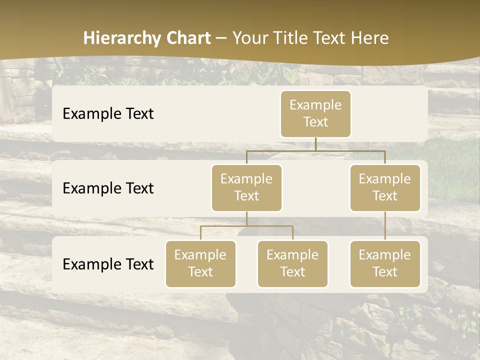 Natural Stone Landscaping In Front Of A House PowerPoint Template