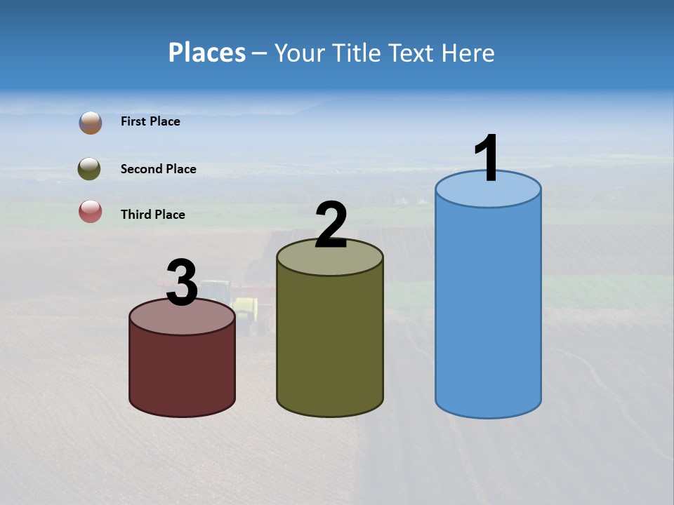 A Rocky Field Of Potatoes In The High Country Of Idaho Being Planted By A Gps Guided Tractor. PowerPoint Template