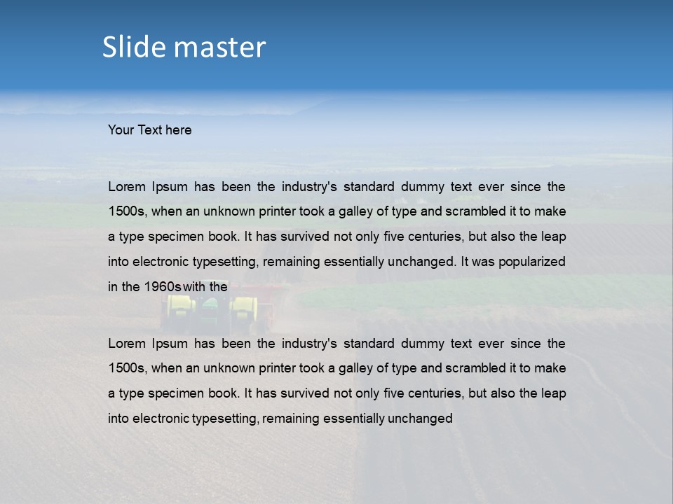 A Rocky Field Of Potatoes In The High Country Of Idaho Being Planted By A Gps Guided Tractor. PowerPoint Template