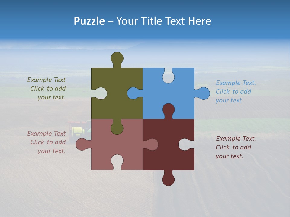 A Rocky Field Of Potatoes In The High Country Of Idaho Being Planted By A Gps Guided Tractor. PowerPoint Template