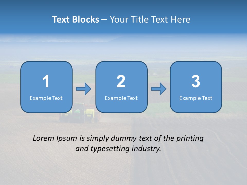 A Rocky Field Of Potatoes In The High Country Of Idaho Being Planted By A Gps Guided Tractor. PowerPoint Template