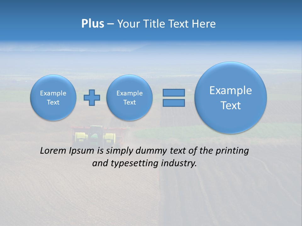 A Rocky Field Of Potatoes In The High Country Of Idaho Being Planted By A Gps Guided Tractor. PowerPoint Template