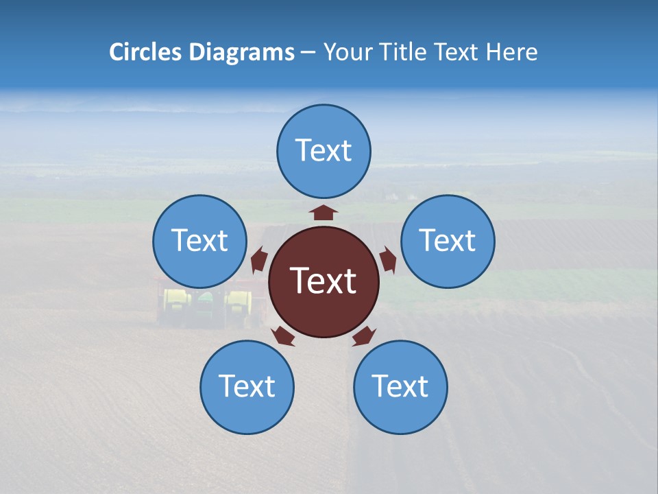 A Rocky Field Of Potatoes In The High Country Of Idaho Being Planted By A Gps Guided Tractor. PowerPoint Template